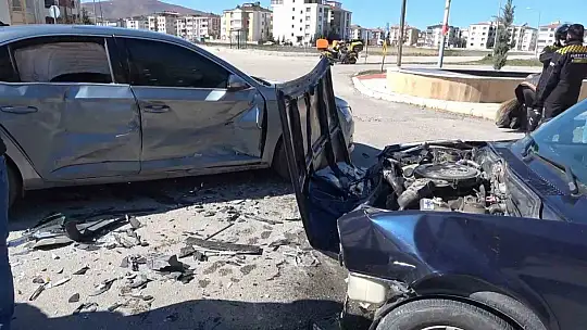Elazığ'da trafik kazası: 1 yaralı