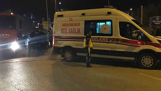 Elazığ'da trafik kazası: 1 yaralı