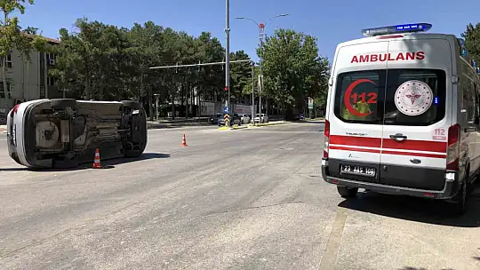 Elazığ'da trafik kazası: 1 yaralı