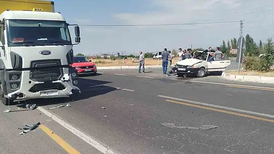 Elazığ'da trafik kazası: 1 yaralı
