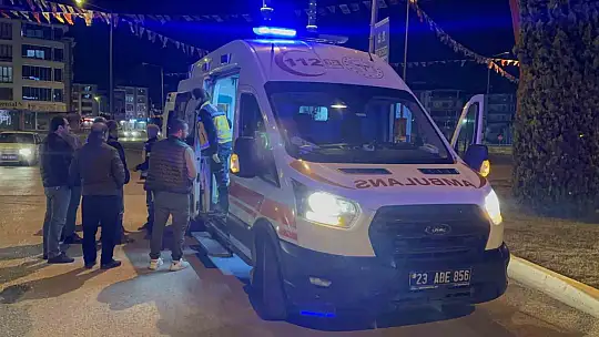 Elazığ'da trafik kazası: 2 yaralı