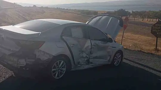 Elazığ'da trafik kazası: 2 yaralı