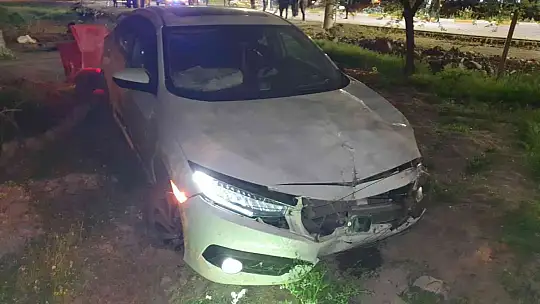 Hicret Mahallesi'nde trafik kazası
