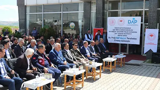 Elazığ'da üreticilere süt sağım makinası desteği
