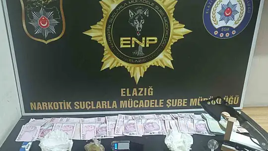 Elazığ'da uyuşturucu operasyonu