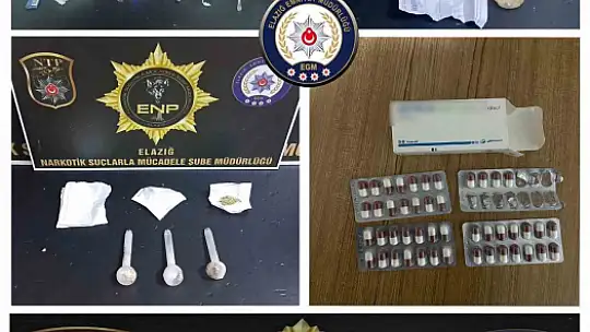 Elazığ'da uyuşturucu operasyonu