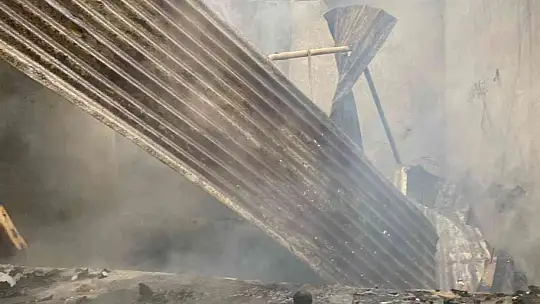 Elazığ'da yangın: 1 yaralı