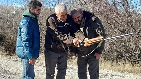 Elazığ'da yasa dışı avlanan bir kişiye idari işlem uygulandı