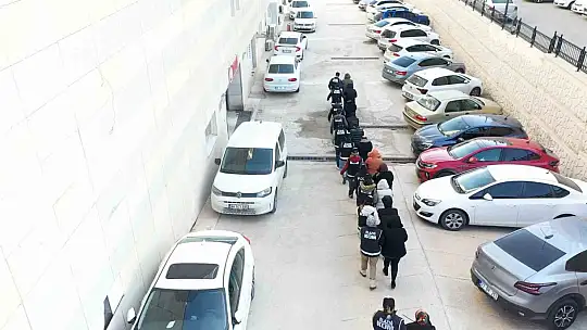 Elazığ'daki 'Cımbız' operasyonunda 10 tutuklama