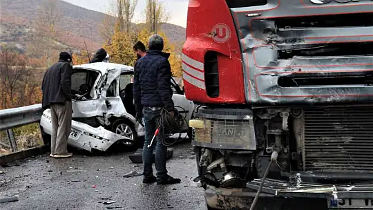 Elazığ'daki kazada 1 kişi hayatını kaybetti