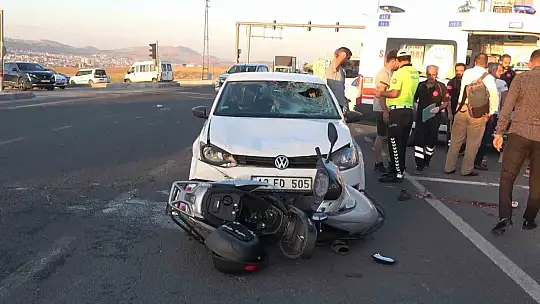 Elazığ'daki kazada motosiklet sürücüsü hayatını kaybetti