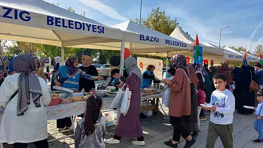 Elazığ'dan Filistin ve depremzedeler için anlamlı destek