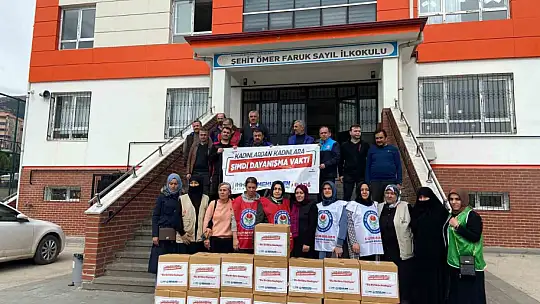 Elazığ'dan Kahramanmaraş'a kadın dayanışması