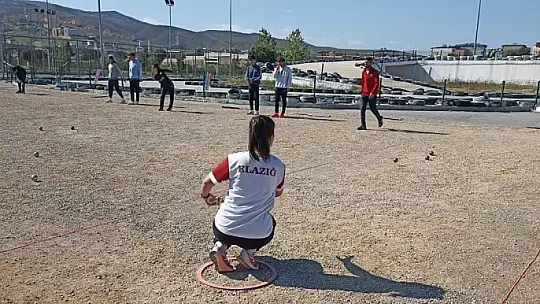 Elazığ GSK Bocce Takımı birinci sırada tamamladı