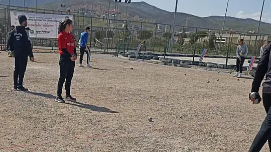 Elazığ GSK Bocce Takımı birinci sırada tamamladı