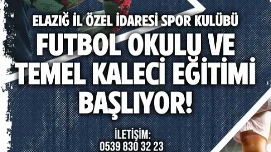 Elazığ İl Özel İdare yaz spor okulu ve yaz teknoloji kampı kayıtlarına başladı