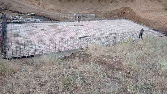Elazığ İl Özel İdaresinden 360 tonluk sulama havuzları