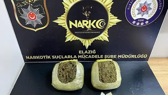 Elazığ polisi uyuşturucu tacirlerine göz açtırmıyor: 1 gözaltı