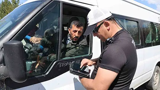 Elazığ polisinden bayram denetimi