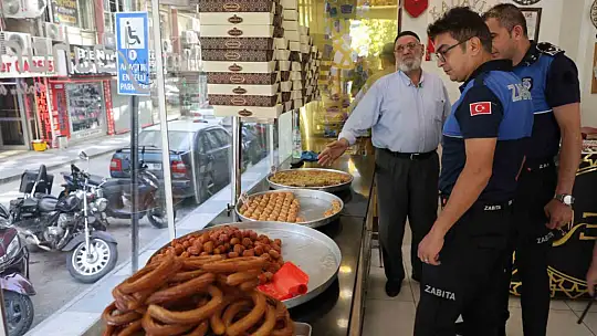 Elazığ zabıtasından bayram öncesi sıkı denetim