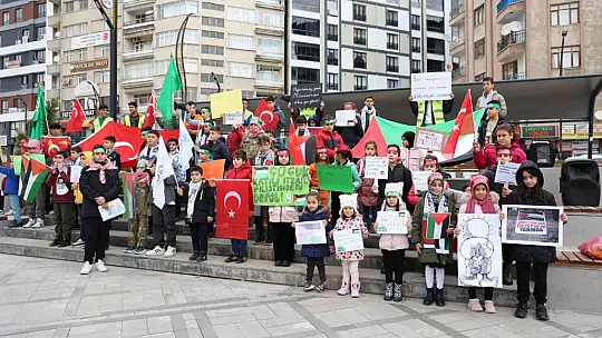 Elazığlı çocuklardan Gazzeli akranları için dayanışma örneği