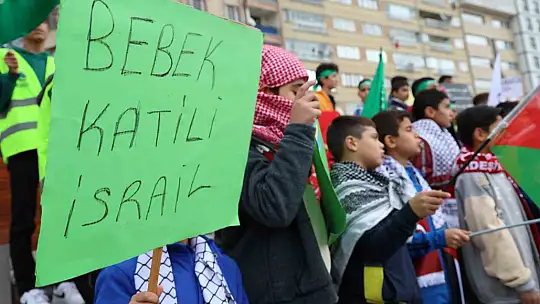 Elazığlı çocuklardan Gazzeli akranları için dayanışma örneği