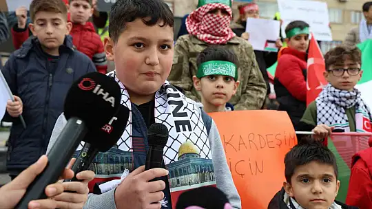 Elazığlı çocuklardan Gazzeli akranları için dayanışma örneği