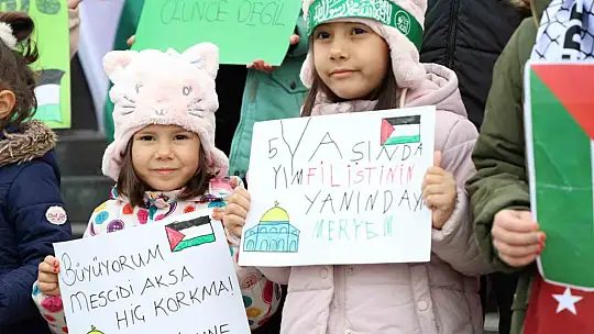 Elazığlı çocuklardan Gazzeli akranları için dayanışma örneği