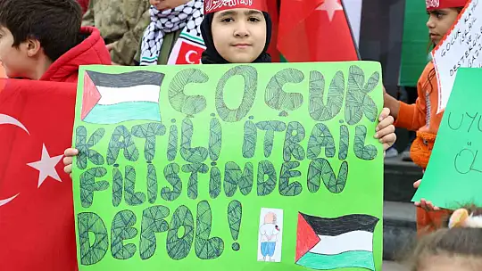 Elazığlı çocuklardan Gazzeli akranları için dayanışma örneği