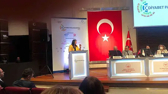 Elazığlı öğretmen doğu illerini temsilen 12. Diyabet Parlamentosu'na katıldı