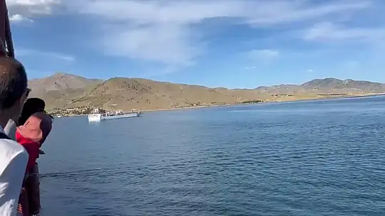 Feribottan baraj gölüne atlayan şahıs kayboldu