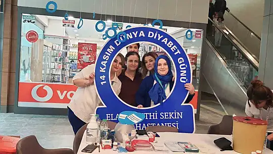 Fethi Sekin Şehir Hastanesi'nde 'Dünya Diyabet Günü' etkinliği