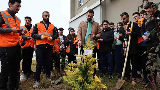 Fidanlar şehitler anısına dikildi