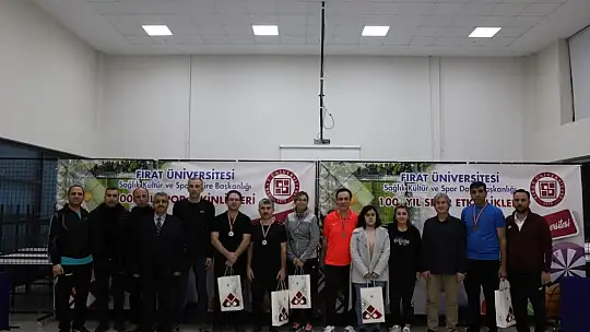 FÜ'de personel arası masa tenisi turnuvası sona erdi