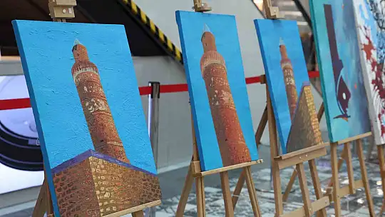 İnfaz koruma memurları öğretti, hükümlü çocuklar sanat eseri üretti