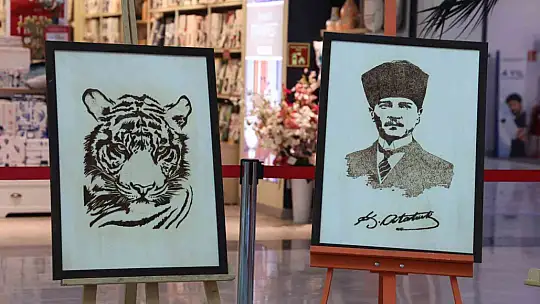 İnfaz koruma memurları öğretti, hükümlü çocuklar sanat eseri üretti