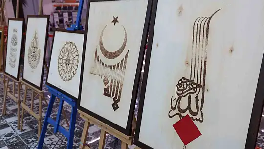 İnfaz koruma memurları öğretti, hükümlü çocuklar sanat eseri üretti
