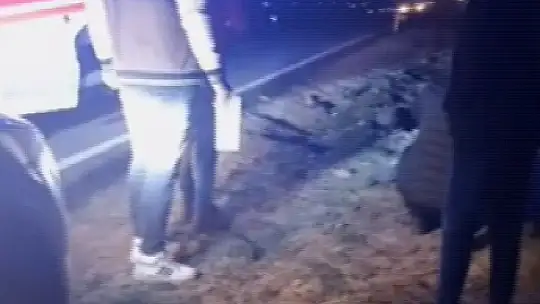 Köpeğe çarpmamak için manevra yapan otomobil şarampole yuvarlandı: 2 yaralı