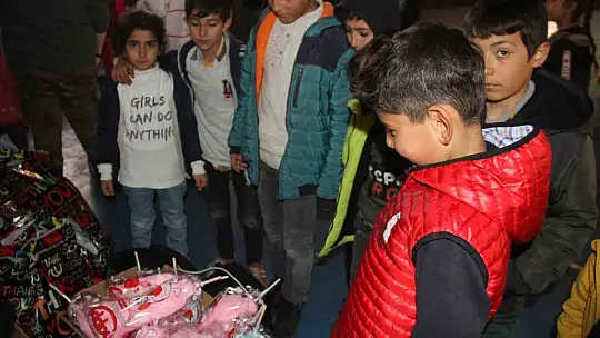 Köydeki çocuklar ilk sömestr tatillini eğlenerek geçirdi