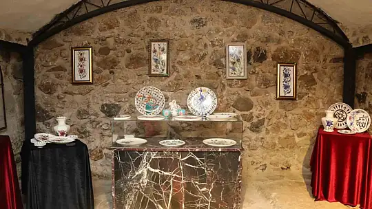 Kursiyerlerin el emekleri görücüye çıktı
