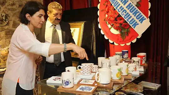 Kursiyerlerin el emekleri görücüye çıktı