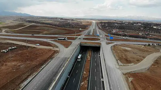 Malatya'da Kuzey Çevreyolu'nun 26,5 kilometrelik kısmı trafiğe açıldı