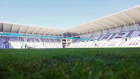 Milletvekili Ağar, yeni stadyumu gezdi
