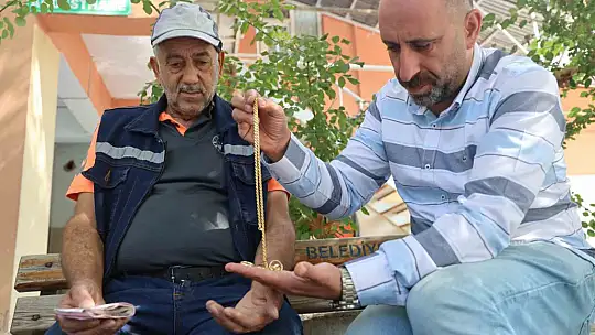 Temizlik işçisinden insanlık dersi: Altın ve para dolu cüzdanı polise teslim etti