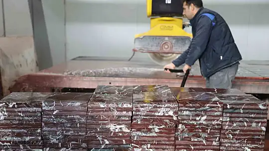 Tescilli Elazığ vişne mermeri: Kabe ve Beyaz Saray'dan 68 ülkeyi süslüyor