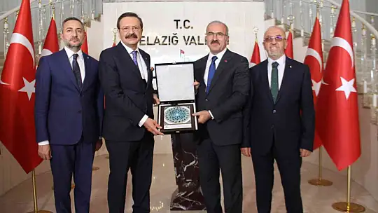TOBB Başkanı Hisarcıklıoğlu Elazığ'da