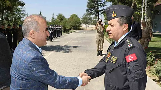 Vali Hatipoğlu'ndan İHA Komutanlığına ziyaret