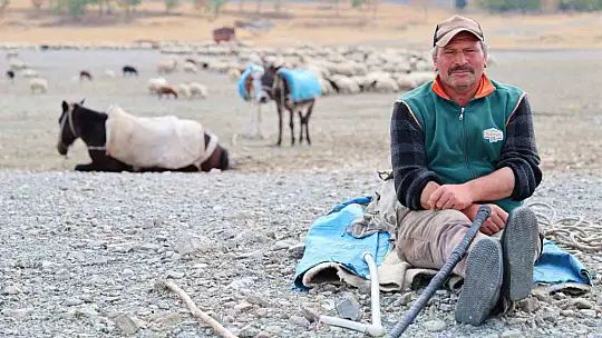Yaylacıların sahil kenarındaki molası belgeselleri aratmadı