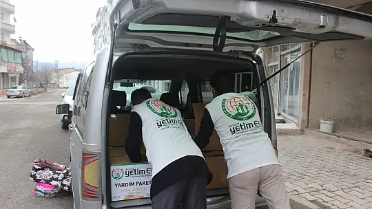 Yetimeli Derneğinden ihtiyaç sahiplerine yardım
