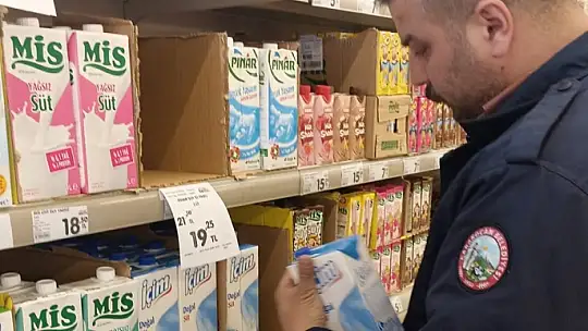 Zabıta ekiplerinden market denetimi